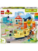 Конструктор LEGO Duplo - Голям влак за взаимодействия (10428)