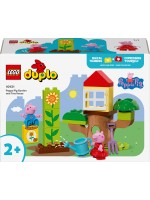 Конструктор LEGO Duplo - Градината на Пепа с къщичка на дърво (10431)