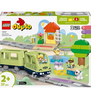 Конструктор LEGO Duplo - Интерактивен приключенски влак (10427) Конструктор LEGO Duplo - Интерактивен приключенски влак (10427)