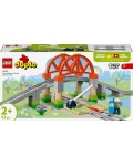 Конструктор LEGO Duplo - Мост и релси за влак (10426)