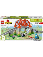 Конструктор LEGO Duplo - Мост и релси за влак (10426)