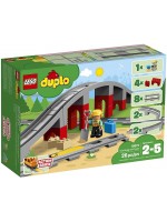 Конструктор Lego Duplo - Мост и релси за влак (10872)