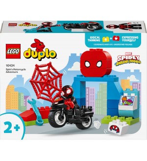 Конструктор LEGO Duplo - Мотоциклетното приключение на Спайди (10424)
