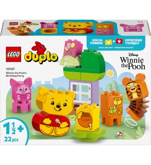 Конструктор LEGO Duplo - Парти за рождения ден на Мечо Пух (10457)