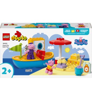 Конструктор LEGO Duplo - Peppa Pig пътуване с лодка (10432)