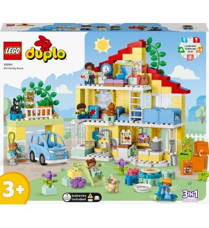 Конструктор LEGO Duplo - Семейна къща 3 в 1 (10994) Конструктор LEGO Duplo - Семейна къща 3 в 1 (10994)