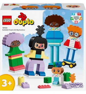 Конструктор LEGO Duplo - Сглобяеми хора с големи емоции (10423)