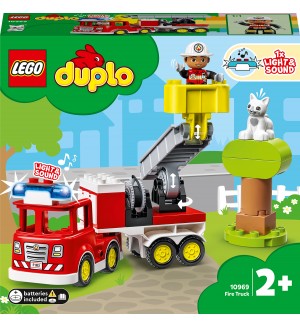 Конструктор LEGO Duplo Town - Пожарникарски камион, със звуци (10969)