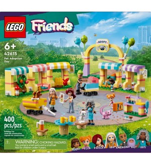 Конструктор LEGO Friends - Ден за осиновяване на животни (42615)