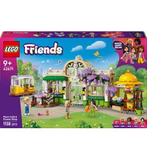 Конструктор LEGO Friends - Градинско кафене и магазин за цветя (42671)