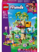 Конструктор LEGO Friends - Котешко парти за рожден ден и дървесна къща (42666)