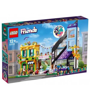 Конструктор LEGO Friends - Магазин за мебели и цветя в центъра (41732)
