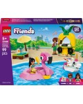 Конструктор LEGO Friends - Парти край басейна с еднорог и фламинго (42658)