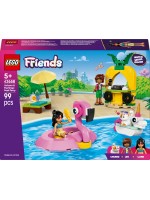 Конструктор LEGO Friends - Парти край басейна с еднорог и фламинго (42658)