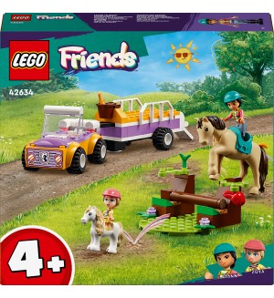 Конструктор LEGO Friends - Ремарке за коне и понита (42634)