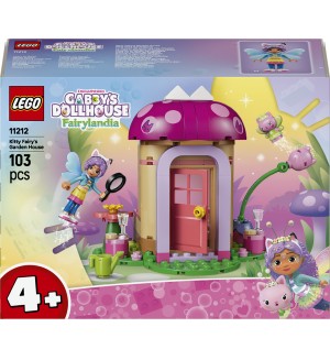 Конструктор LEGO Gabby's Dollhouse - Градинската къща на котешката фея (11212)