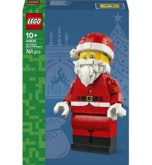 Конструктор LEGO Iconic - Голяма мини фигура на Дядо Коледа (40820)