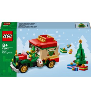 Конструктор LEGO Iconic - Камионът за доставки на Дядо Коледа (40746)