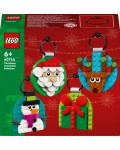 Конструктор LEGO Iconic - Селекция коледни украшения (40744)