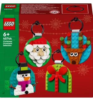 Конструктор LEGO Iconic - Селекция коледни украшения (40744)