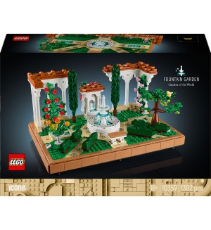 Конструктор LEGO Icons - Градина с фонтан (10359)