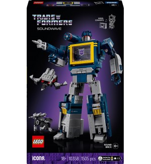 Конструктор LEGO Icons - Transformers: Soundwave (10358)