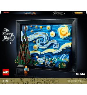 Конструктор LEGO Ideas - Vincent van Gogh, Звездна нощ (21333)