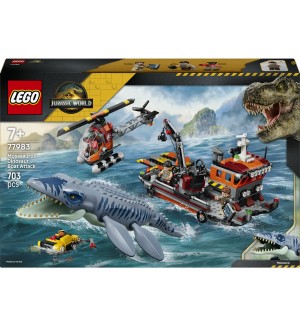 Конструктор LEGO Jurassic World - Атака на лодката от мозазавър (77983)