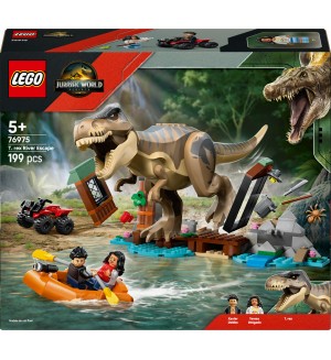 Конструктор LEGO Jurassic World - Бягство по реката от тиранозавър рекс (76975)