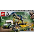 Конструктор LEGO Jurassic World - Динозавърски мисии: превоз на алозавър (76966)