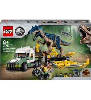 Конструктор LEGO Jurassic World - Динозавърски мисии: превоз на алозавър (76966)