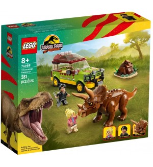 Конструктор LEGO Jurassic World - Изследване на трицератопс (76959)