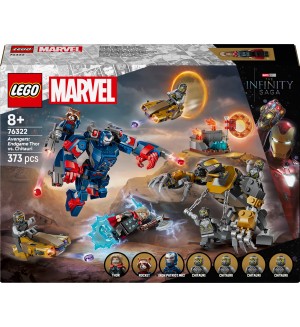 Конструктор LEGO Marvel - Отмъстителите: Краят Тор срещу Читаури (76322)