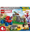 Конструктор LEGO Marvel - Spidey Amazing Friends, Спасителната дино машина на отбора на Спайди (11199)