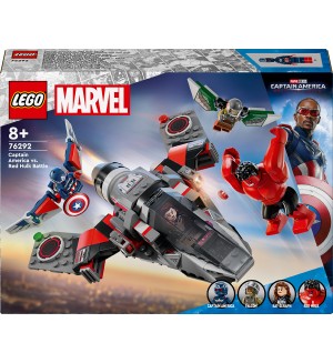 Конструктор LEGO Marvel Super Heroes - Битката на Капитан Америка срещу Червения Хълк (76292)