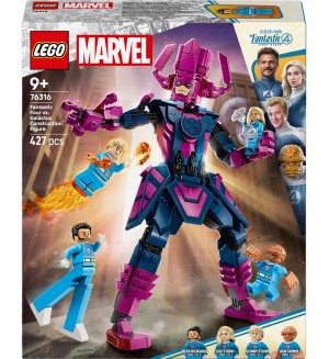 Конструктор LEGO Marvel Super Heroes - Фантастичната четворка срещу Галактус (76316)