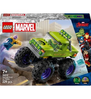 Конструктор LEGO Marvel Super Heroes - Камионът на Хълк срещу Танос (76312)