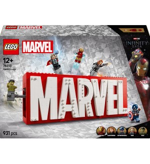 Конструктор LEGO Marvel Super Heroes - Лого на MARVEL и мини фигури (76313)