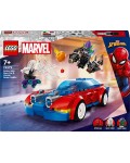 Конструктор LEGO Marvel Super Heroes - Състезателната кола на Спайдърмен и Зеления гоблин Венъм (76279)