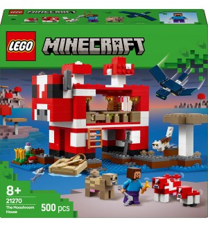 Конструктор LEGO Minecraft - Къщата на Муухоморка (21270)