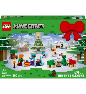 Конструктор LEGO Minecraft - Коледен календар 2025 г. (21280)