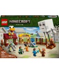 Конструктор LEGO Minecraft - Нападението на огнения призрак-балон в селото (21273)