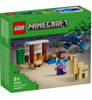 Конструктор LEGO Minecraft - Пустинната експедиция на Стив (21251)