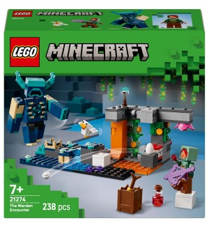 Конструктор LEGO Minecraft - Среща с Пазача (21274) Конструктор LEGO Minecraft - Среща с Пазача (21274)
