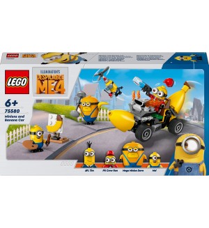Конструктор LEGO Minions - Миньоните и колата банан (75580)