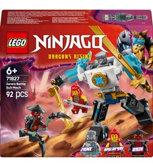 Конструктор LEGO Ninjago - Бойният роботски костюм на Зейн (71827)