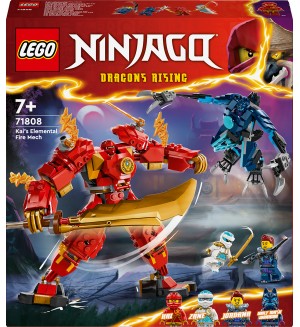 Конструктор LEGO Ninjago - Стихийният огнен робот на Кай (71808)
