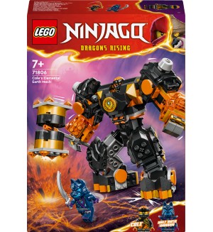 Конструктор LEGO Ninjago - Стихийният земен робот на Коул (71806)