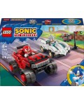 Конструктор LEGO Sonic - Колата на Silver срещу чудовищния камион на Нъкълс (77118)