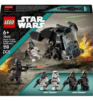 Конструктор LEGO Star Wars - Боен пакет: Щурмовак на смъртта и Нощен щурмовак (75412)